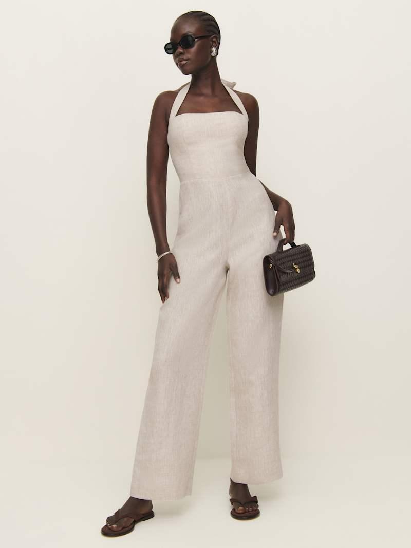 Malika Linen Jumpsuit Product Image