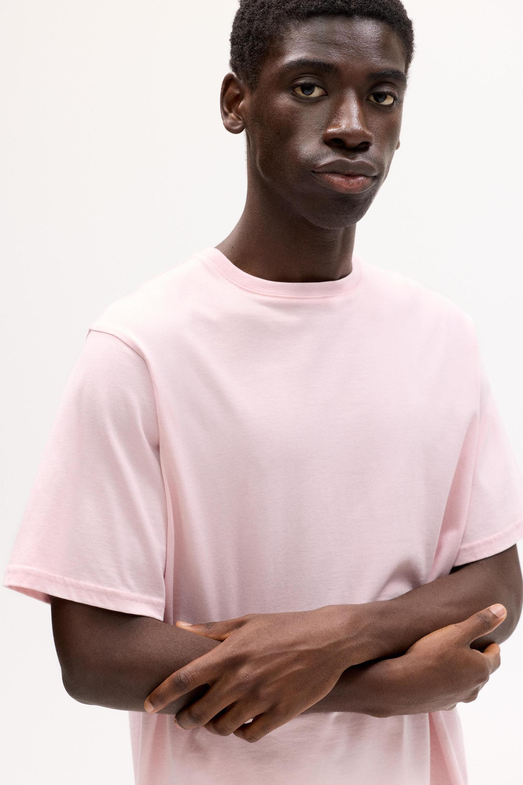 Basic short sleeve cotton T-shirt Product Image