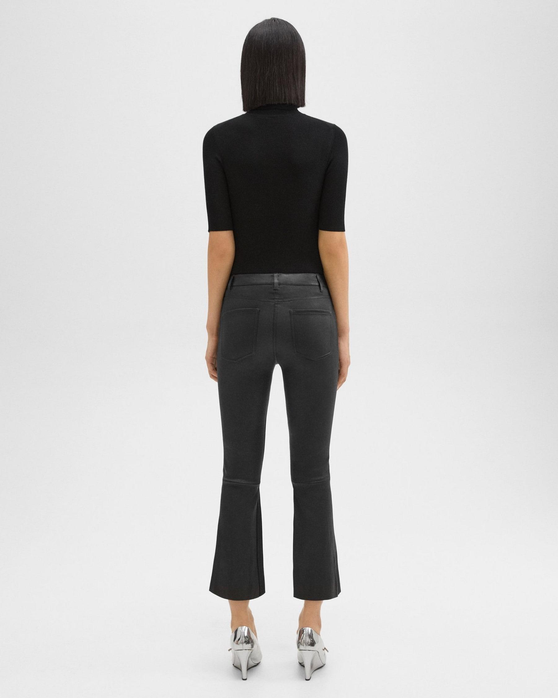 5-Pocket Flare Pant in Leather Product Image