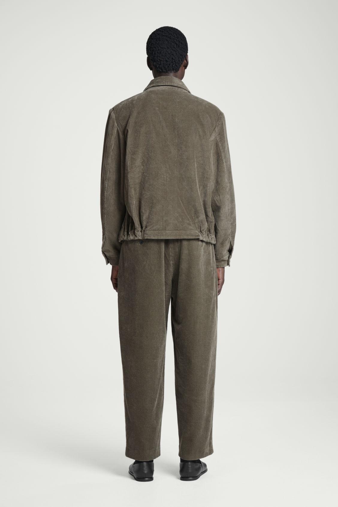 CORDUROY WIDE-LEG PANTS Product Image