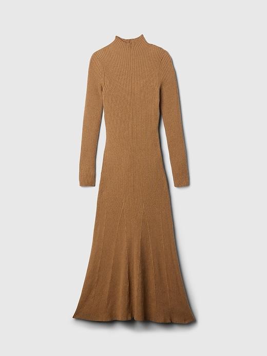 CashSoft Pleated Rib Maxi Sweater Dress Product Image