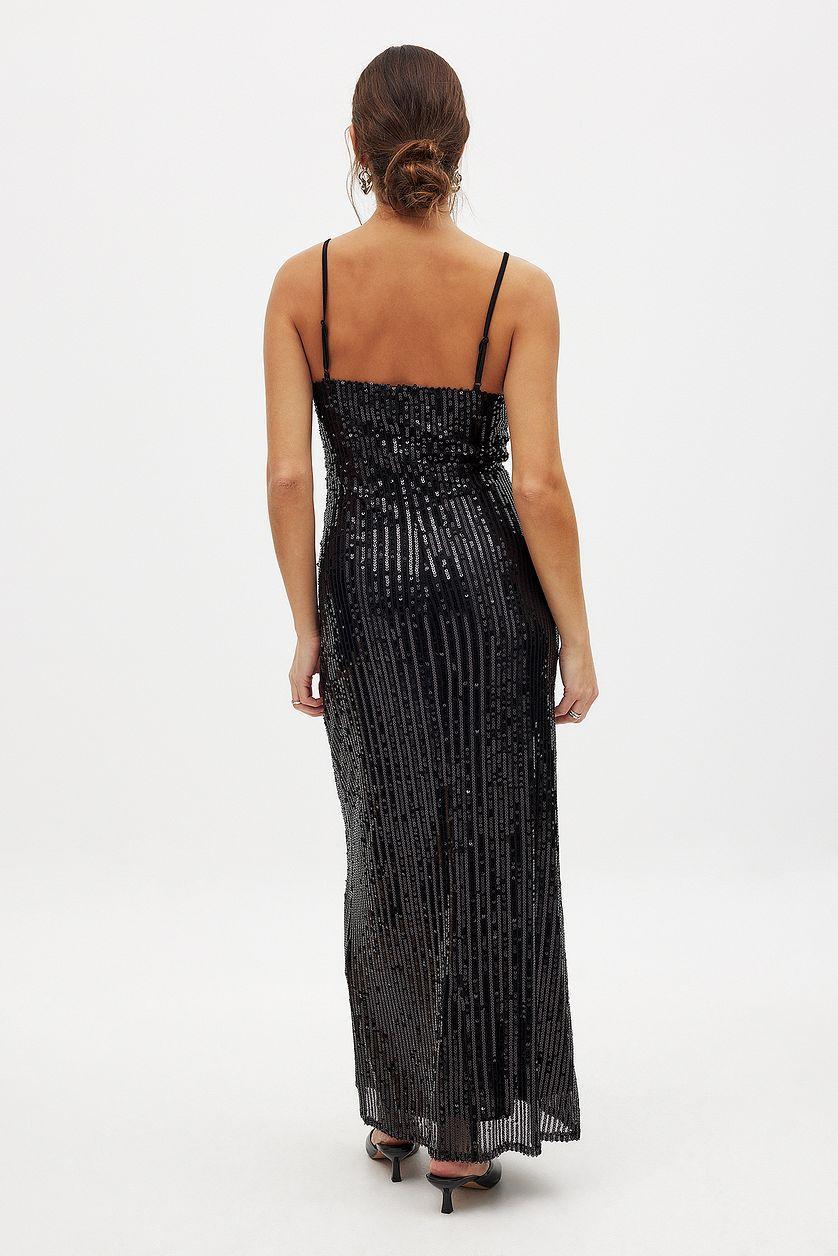 Mermaid Sequin Maxi Dress Product Image