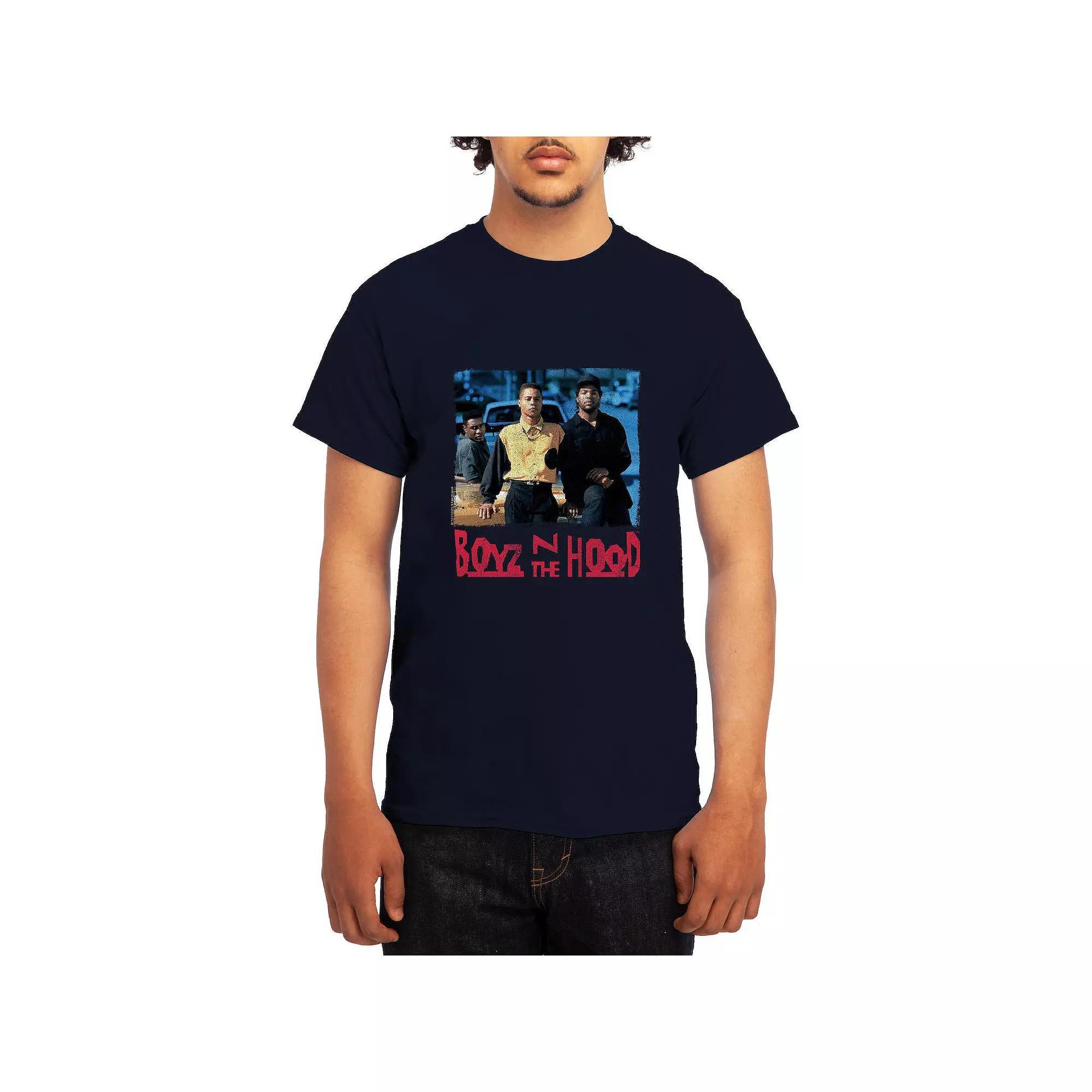 Men's Boyz N' The Hood Full Color Graphic Tee, Size: Large, Black Product Image