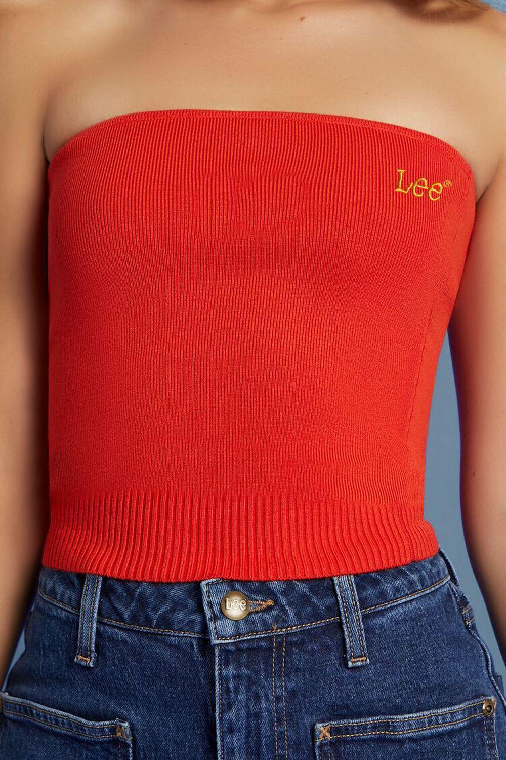 Lee Sweater-Knit Tube Top | Forever 21 Product Image