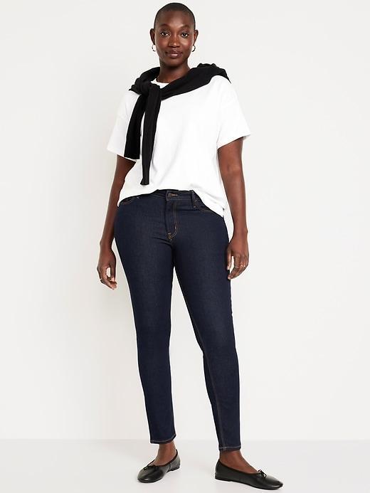 Mid-Rise Rockstar Super-Skinny Jeans Product Image