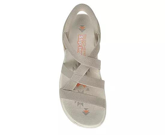 Skechers Womens Hands Free Slip-Ins Reggae Slim Stretch Flex Sandals Product Image