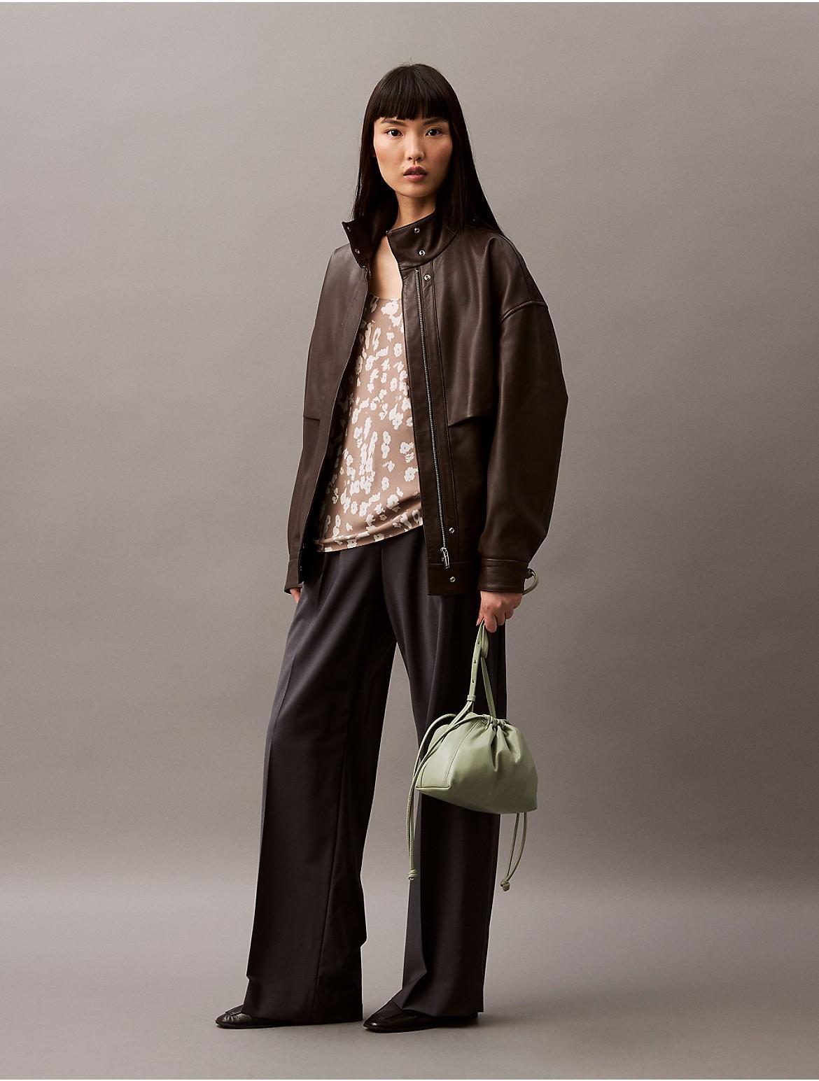 Calvin Klein Womens Flowing Print Tank Top - Blue Product Image