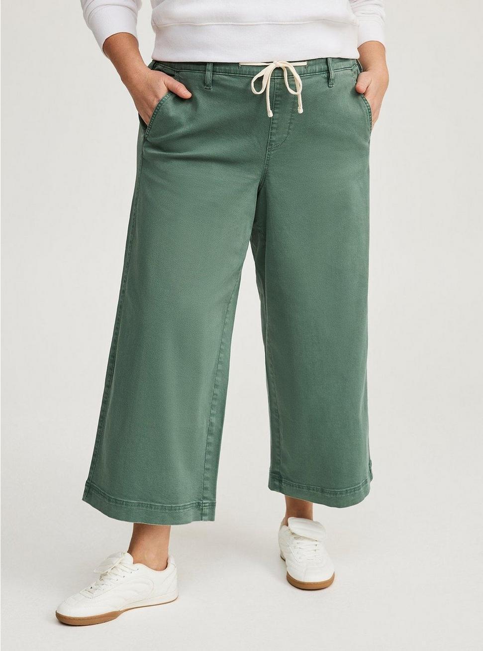 Weekend Wide Leg Ankle Crop Pants Product Image