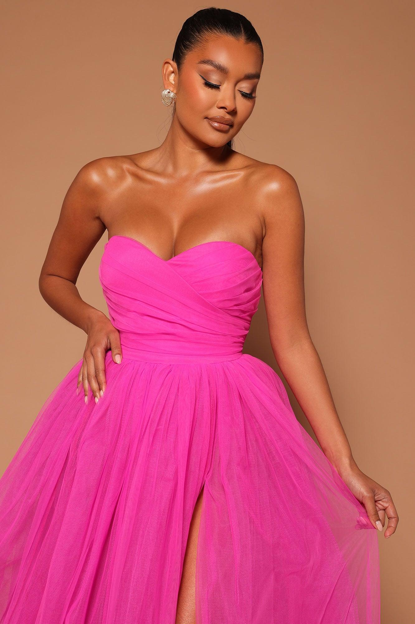 Elle Tulle Gown - Pink Product Image