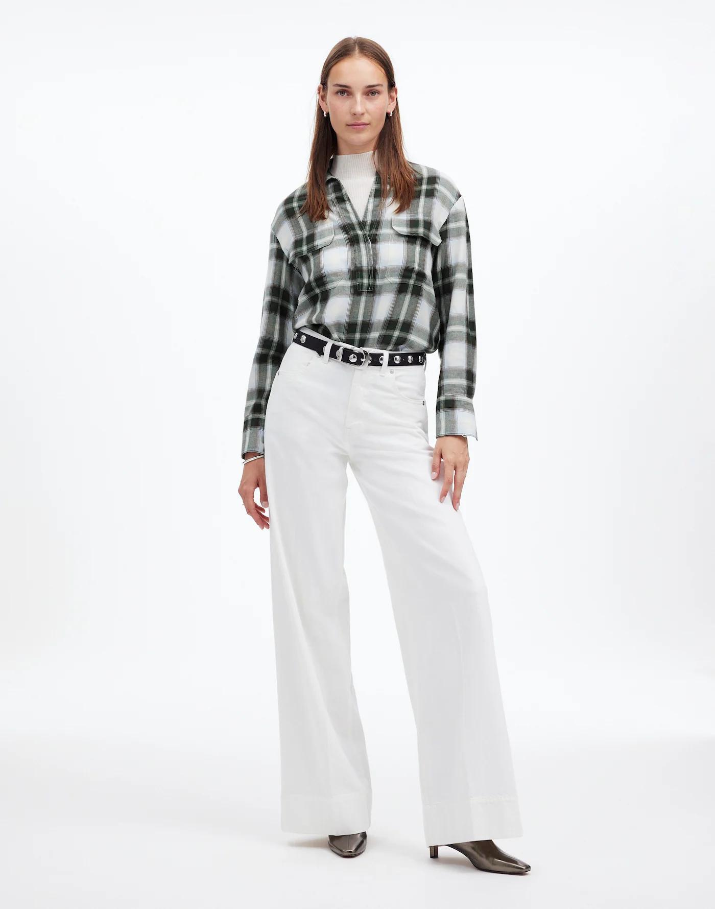 Popover Shirt in Plaid Product Image