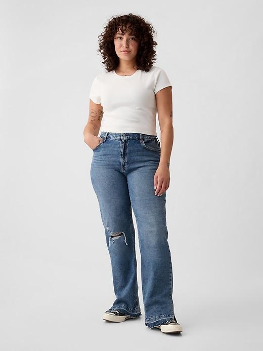 Mid Rise Double Cargo '90s Loose Jeans Product Image