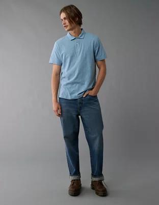 AE Slub Polo Shirt Product Image