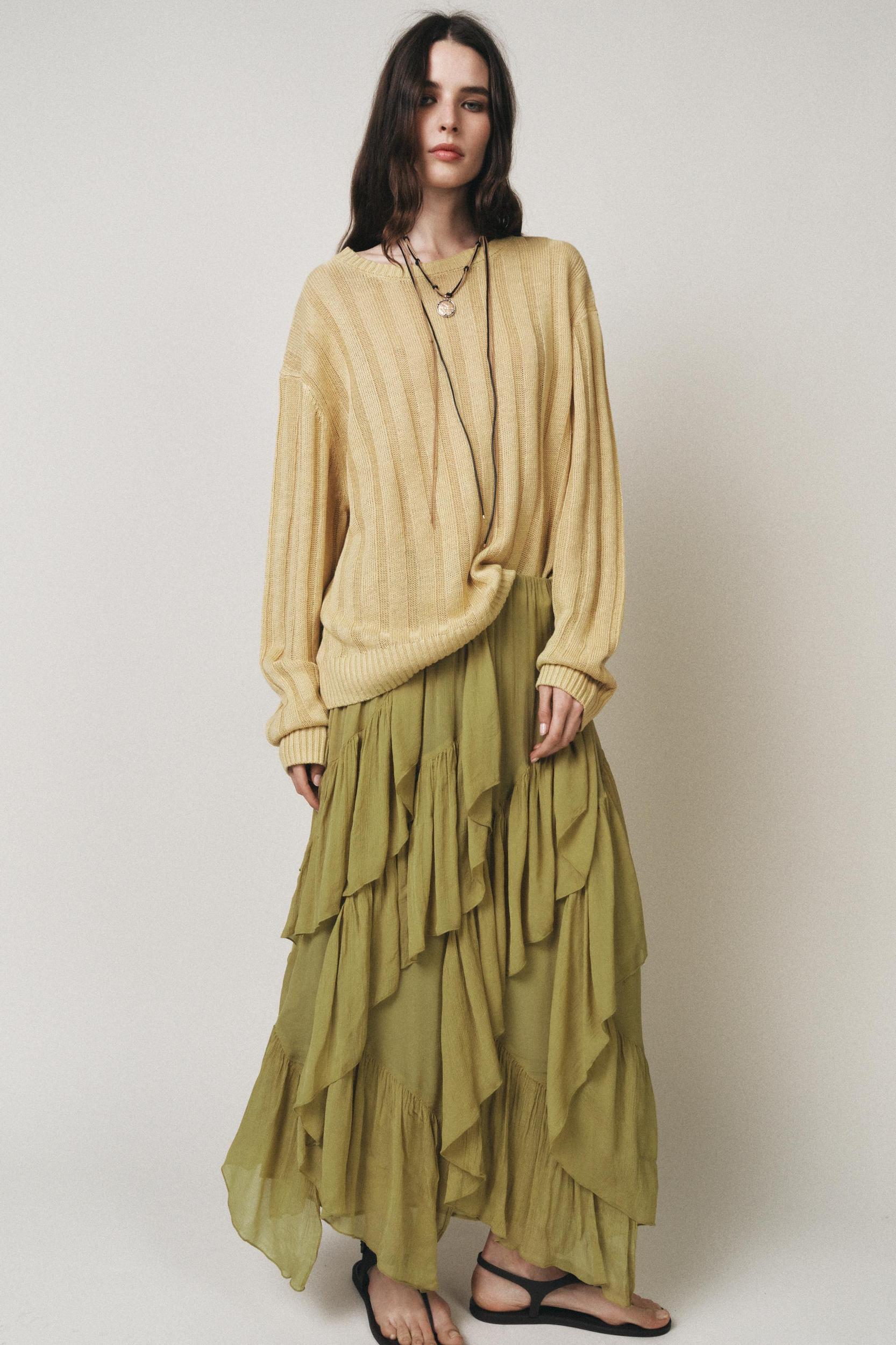 ZW COLLECTION RUFFLED SKIRT Product Image