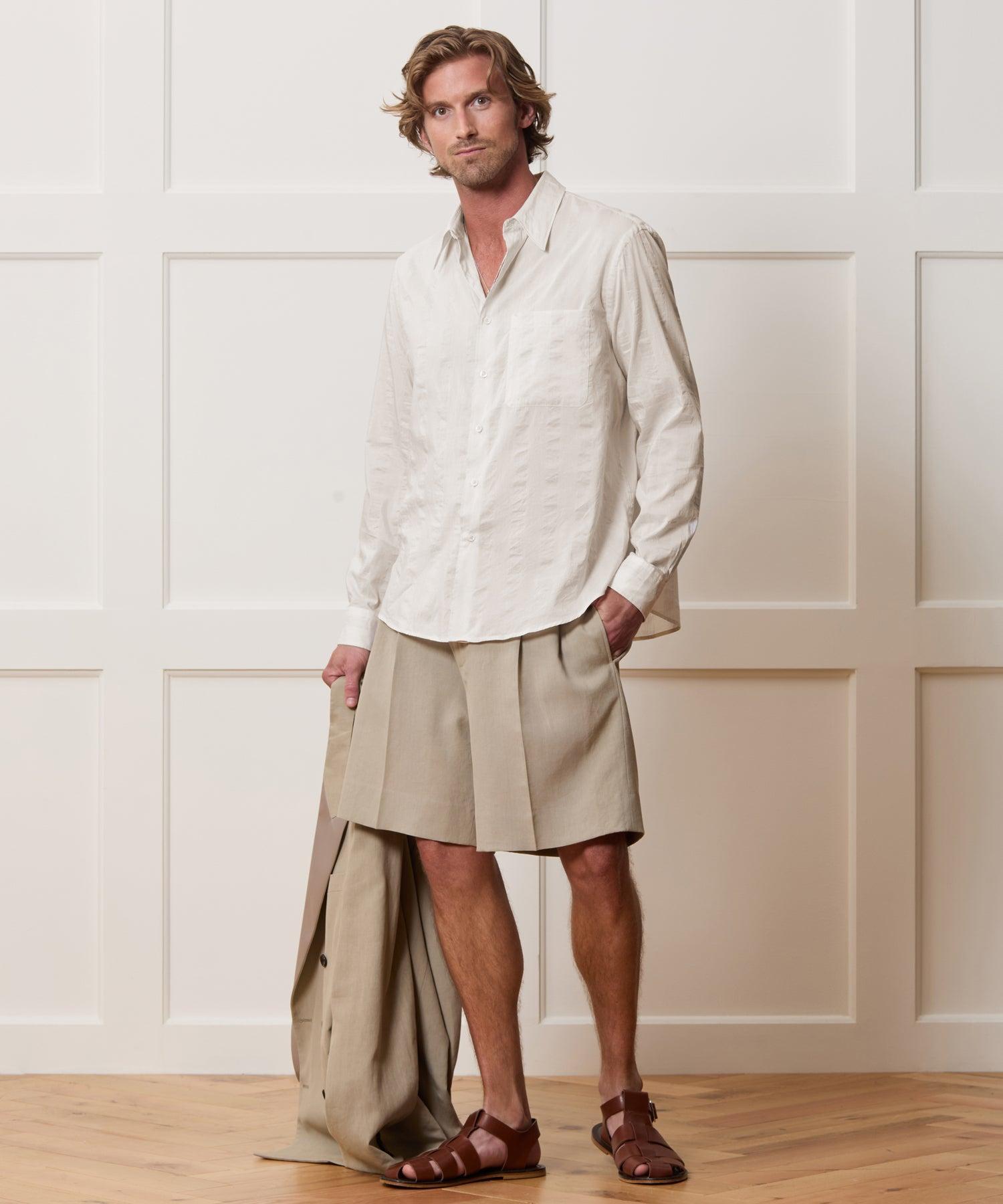 Cotton-Silk Big Shirt Product Image