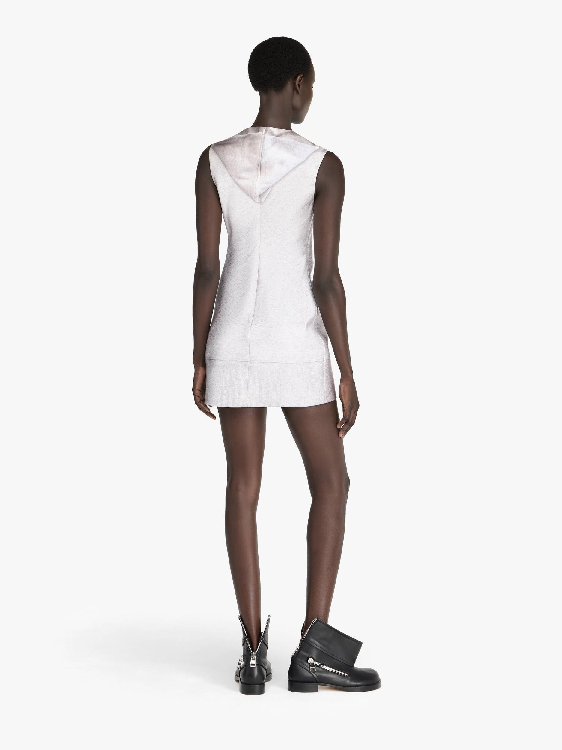 GREY MELANGE MINI SHIFT DRESS Product Image