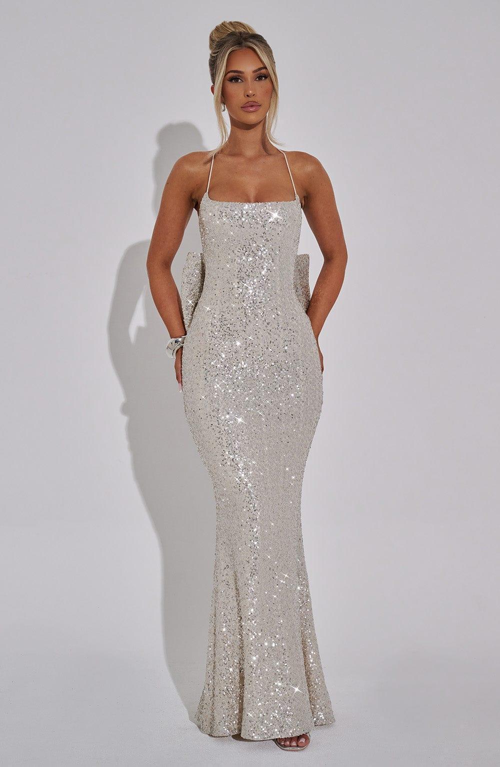 Meridith Maxi Dress - Champagne Product Image