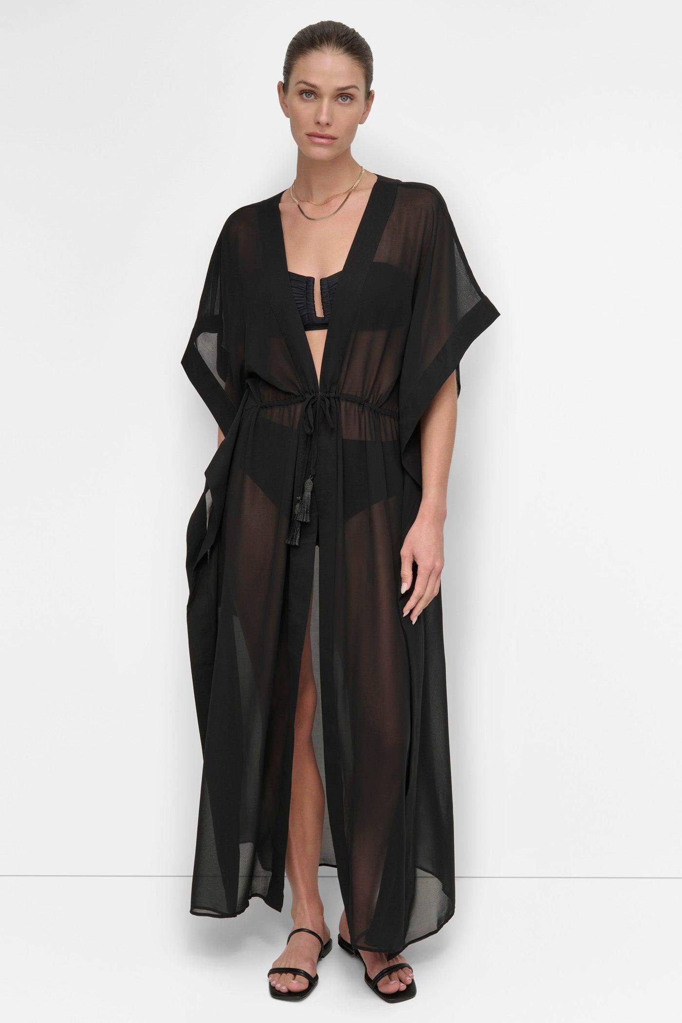 TIE-FRONT MAXI KAFTAN Product Image