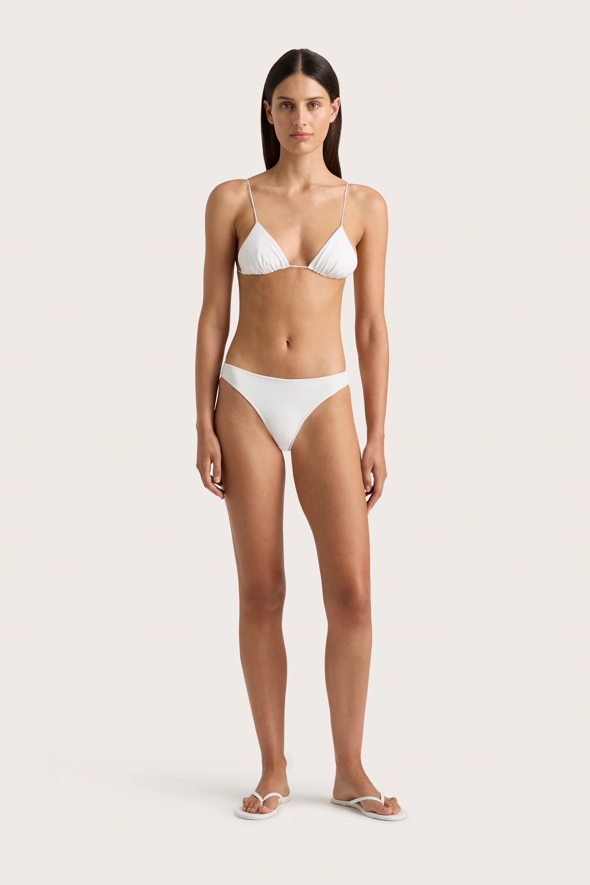 Farrah Bikini Top White - Final Sale Product Image