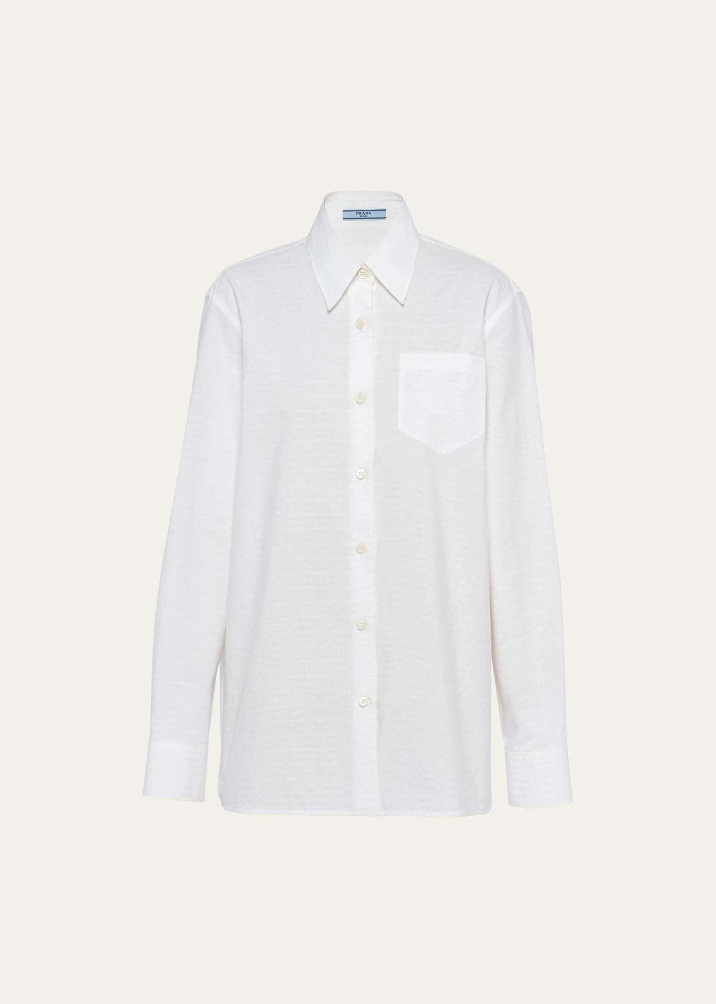 Logo Poplin Button Down Shirt Product Image