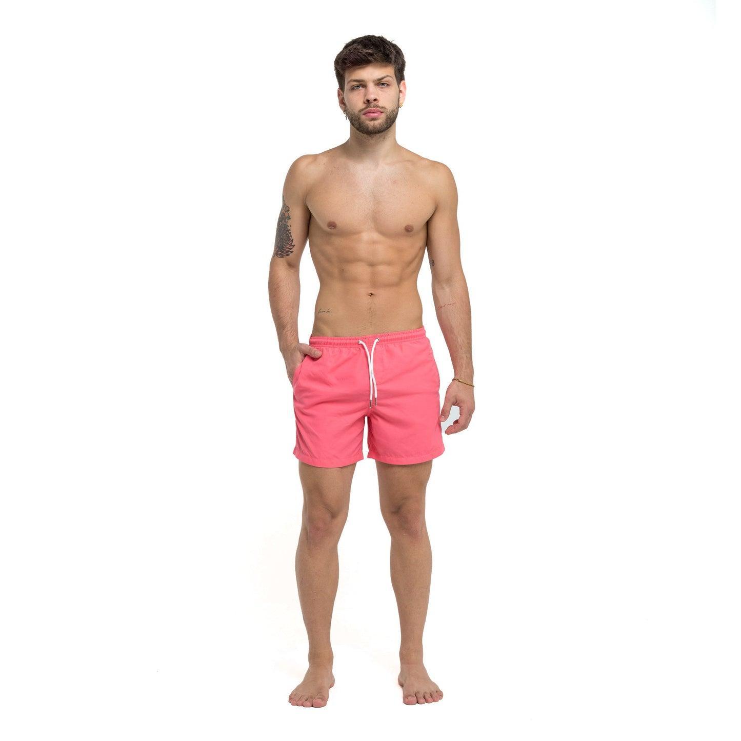 Bermies Pink to Flamingo Swim Trunks Male Product Image