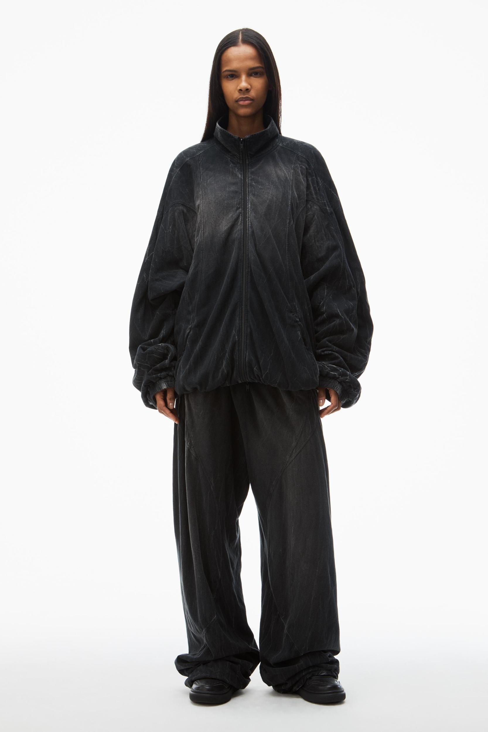 Unisex Creased Print Track Jacket Product Image