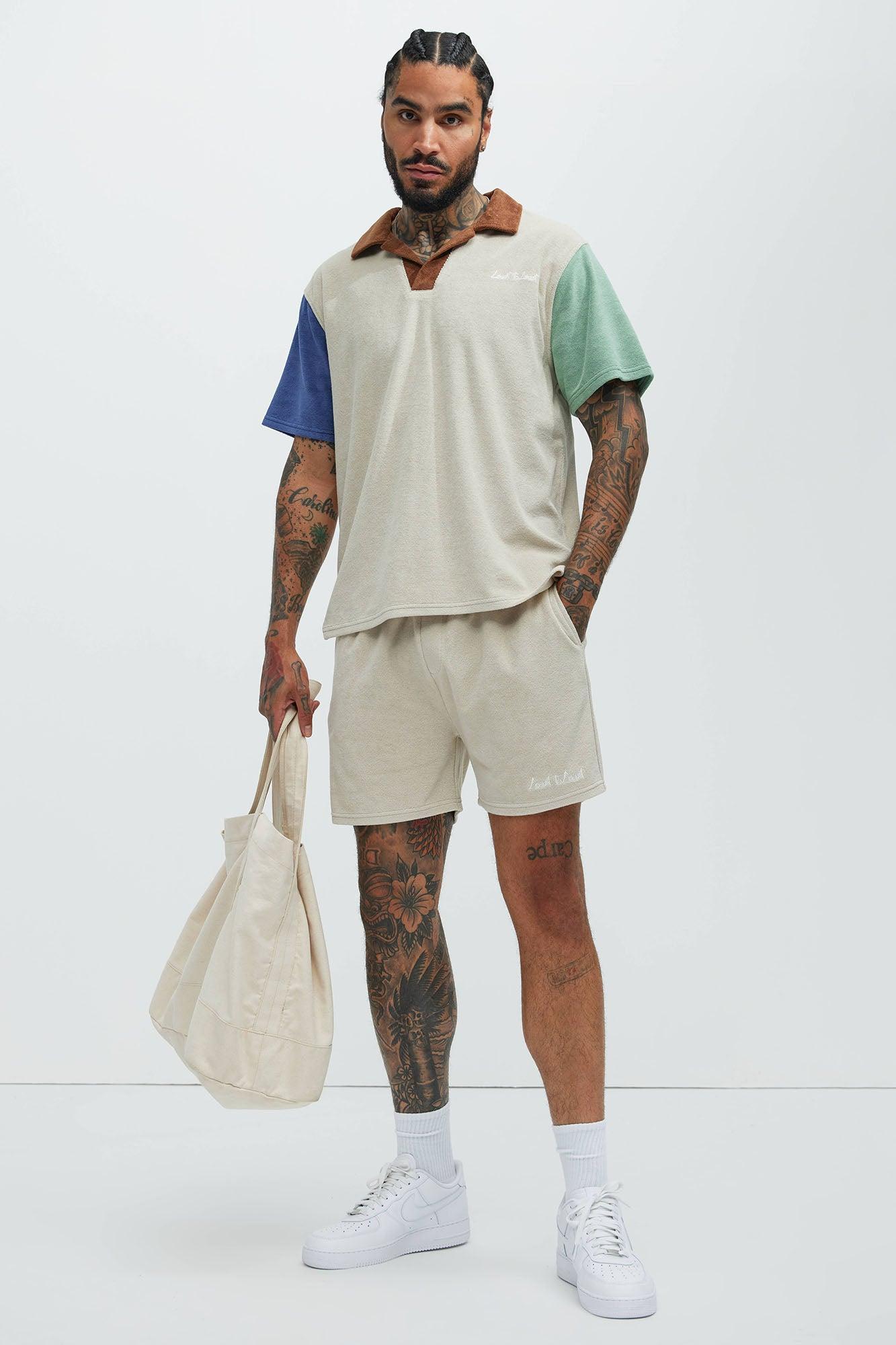 Coast To Coast Short Sleeve Polo - Sand Product Image