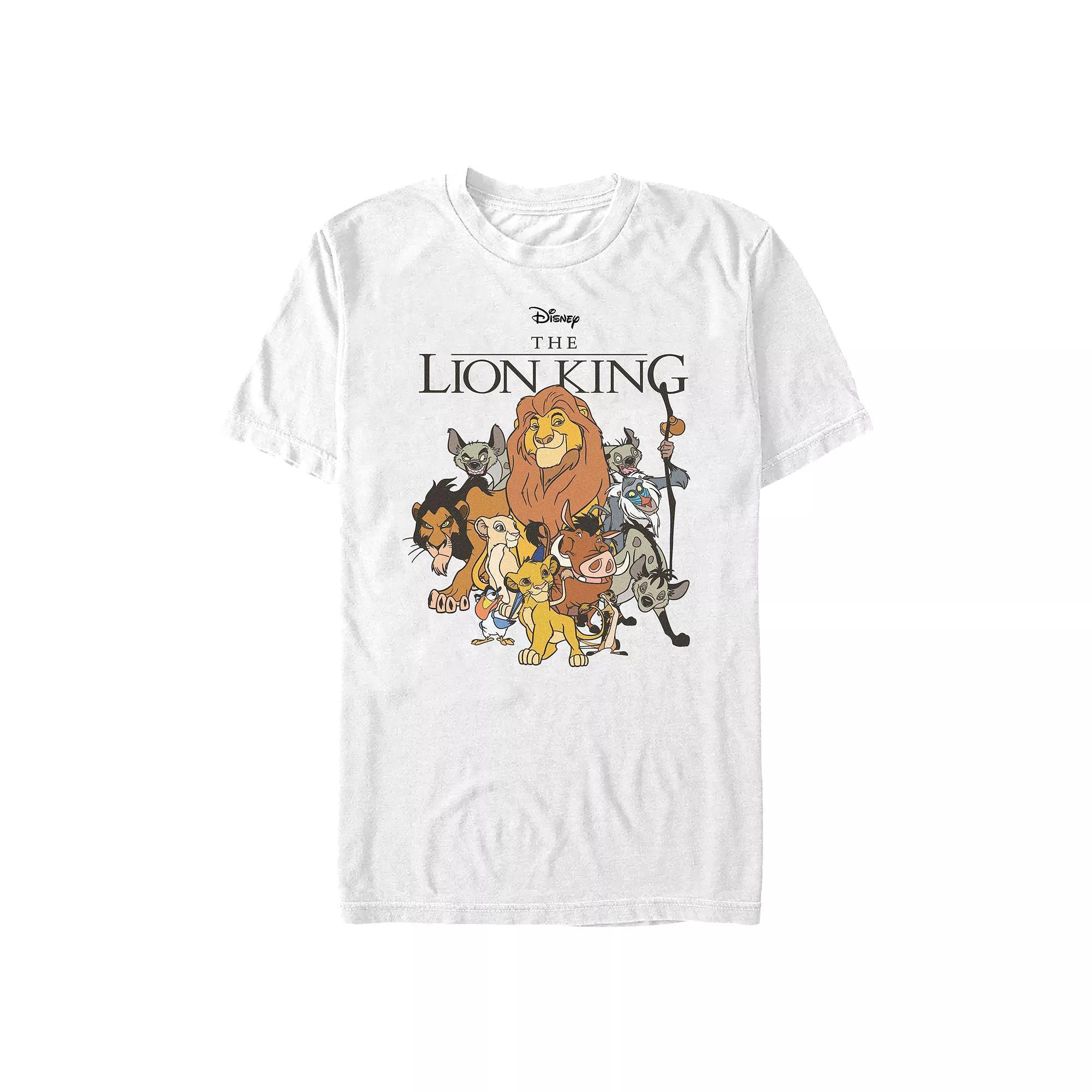 Disney&#x27;s The Lion King Characters Group Portrait Men&#x27;s Graphic Tee,  Product Image