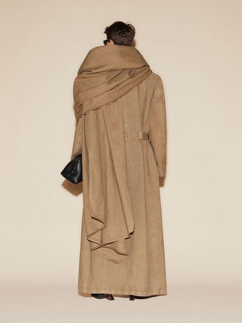 khaki long coat Product Image