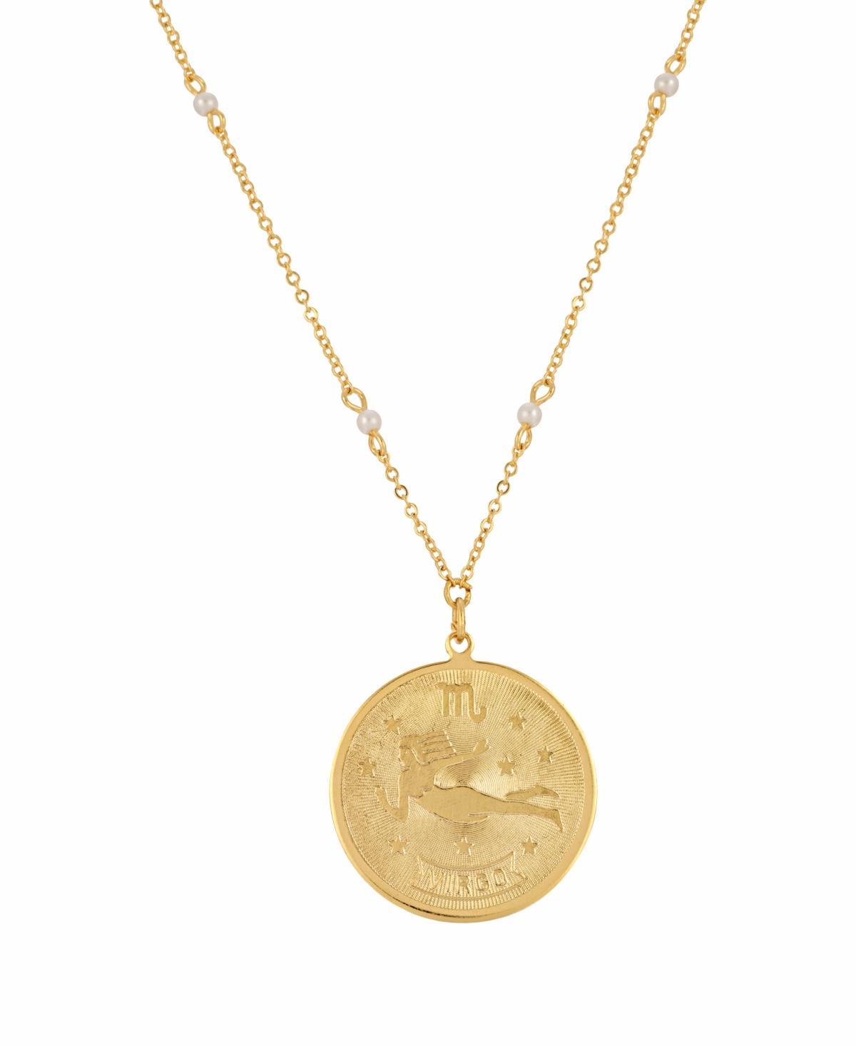 1928 Gold-tone Sagittarius Pendant Necklace, Womens, January Product Image