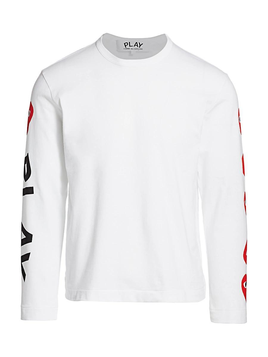 Mens Multi-Heart Long-Sleeve Tee Product Image