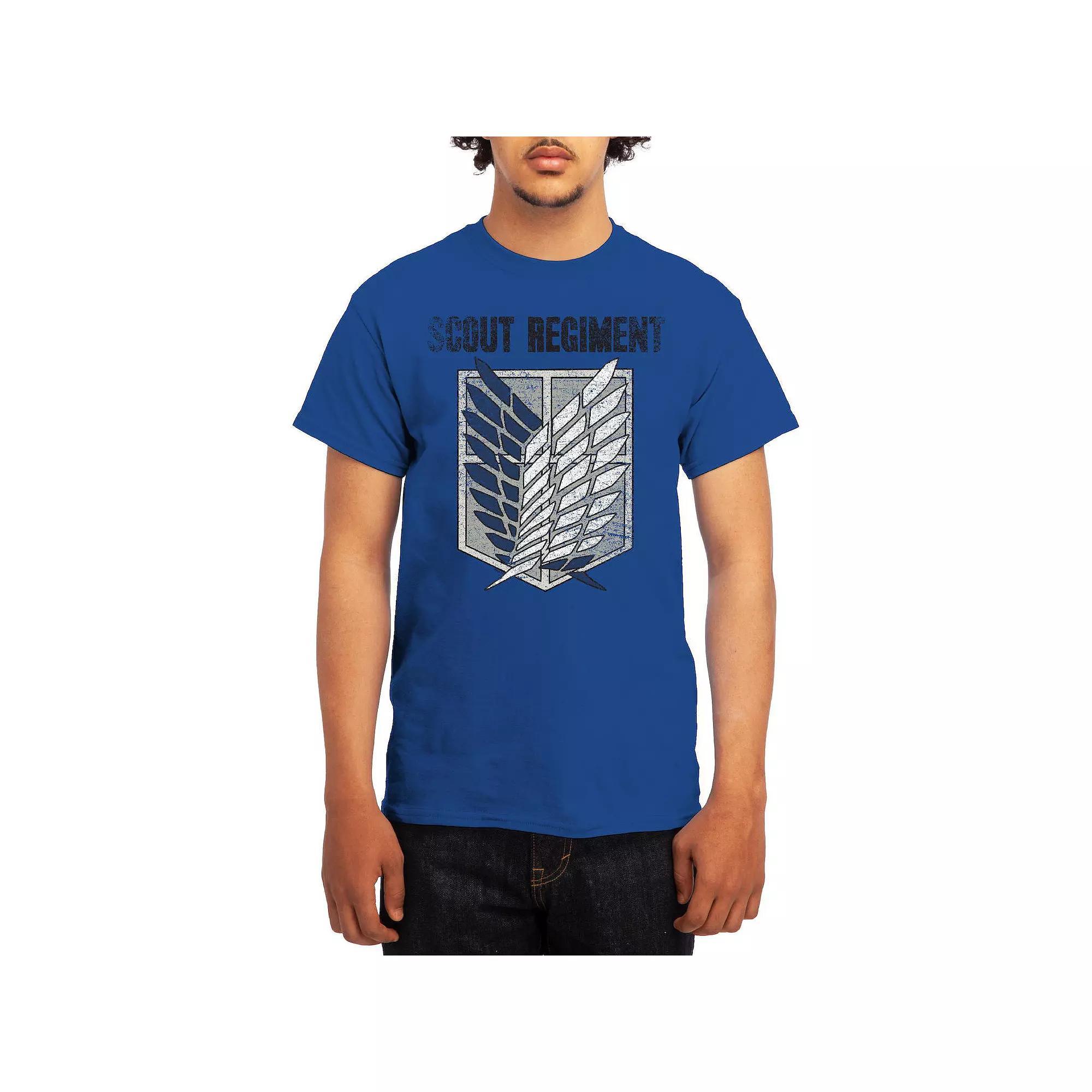 Men's Attack on Titan Distressed Survey Corps Emblem Tee, Boy's, Size: Large Product Image