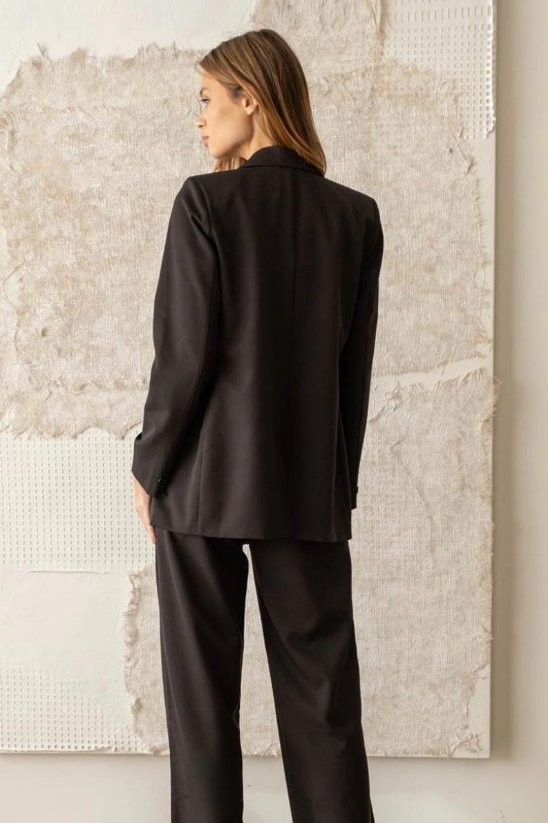 Solid Long Sleeve Blazer Product Image