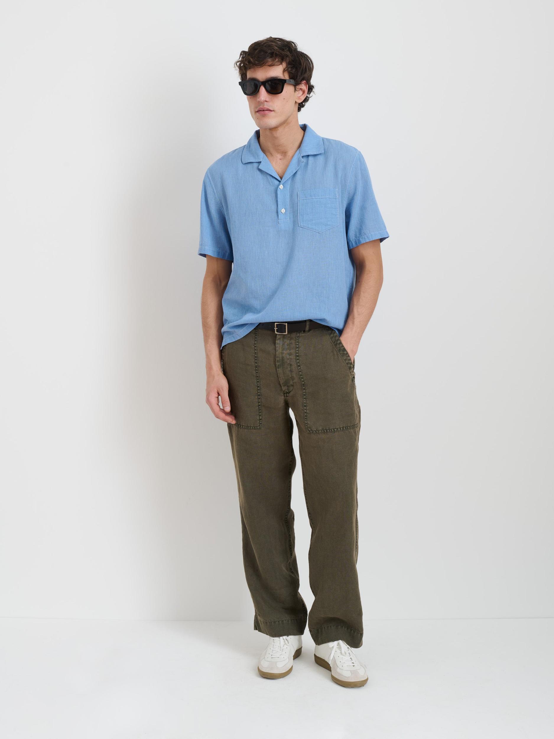 Garment Dyed Pull On Field Pant In Linen Product Image