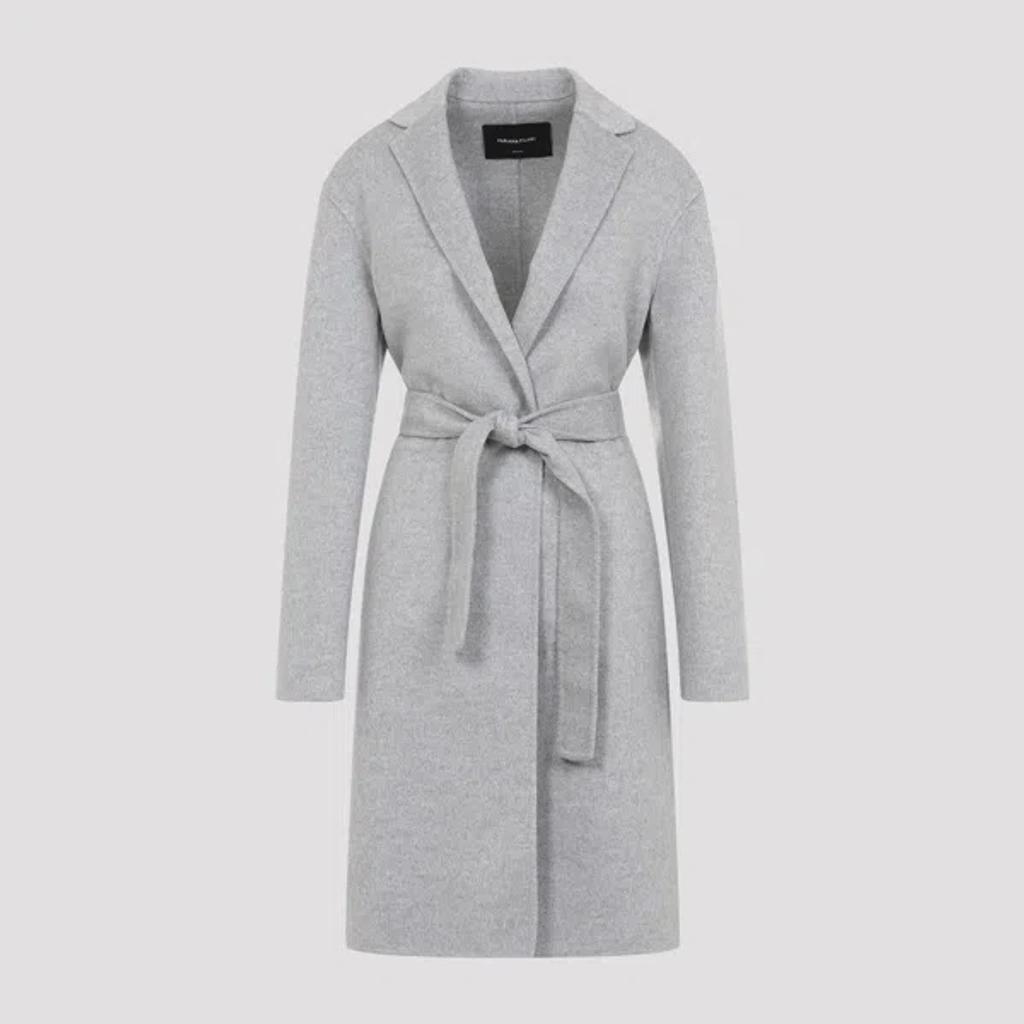 FABIANA FILIPPI Double Breasted Coat In  Roccia Product Image