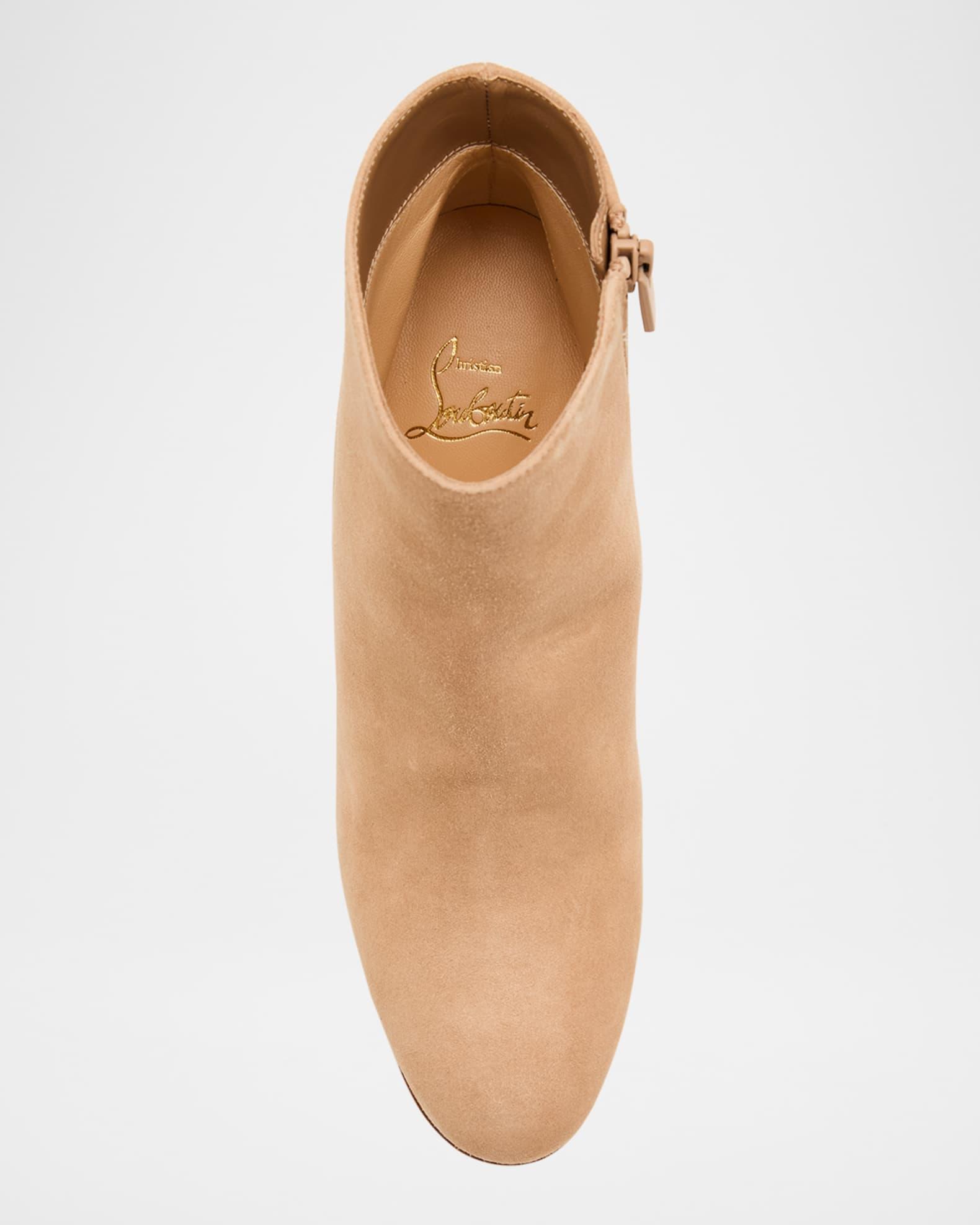 Turela Suede Red Sole Ankle Booties Product Image