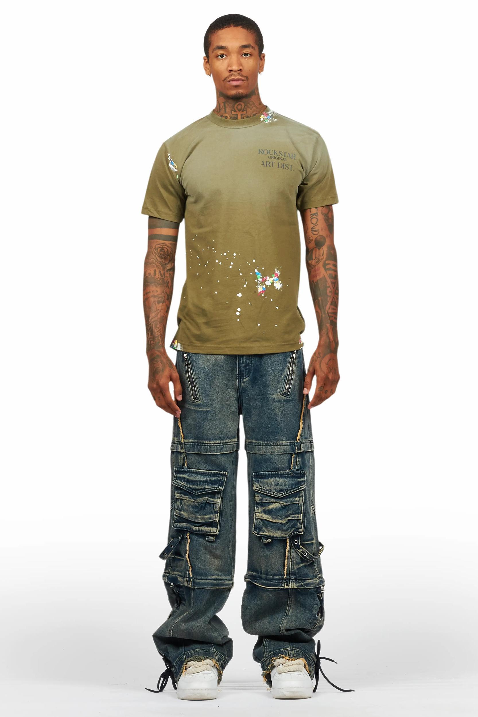 Palmer Green Graphic T-Shirt Male Product Image