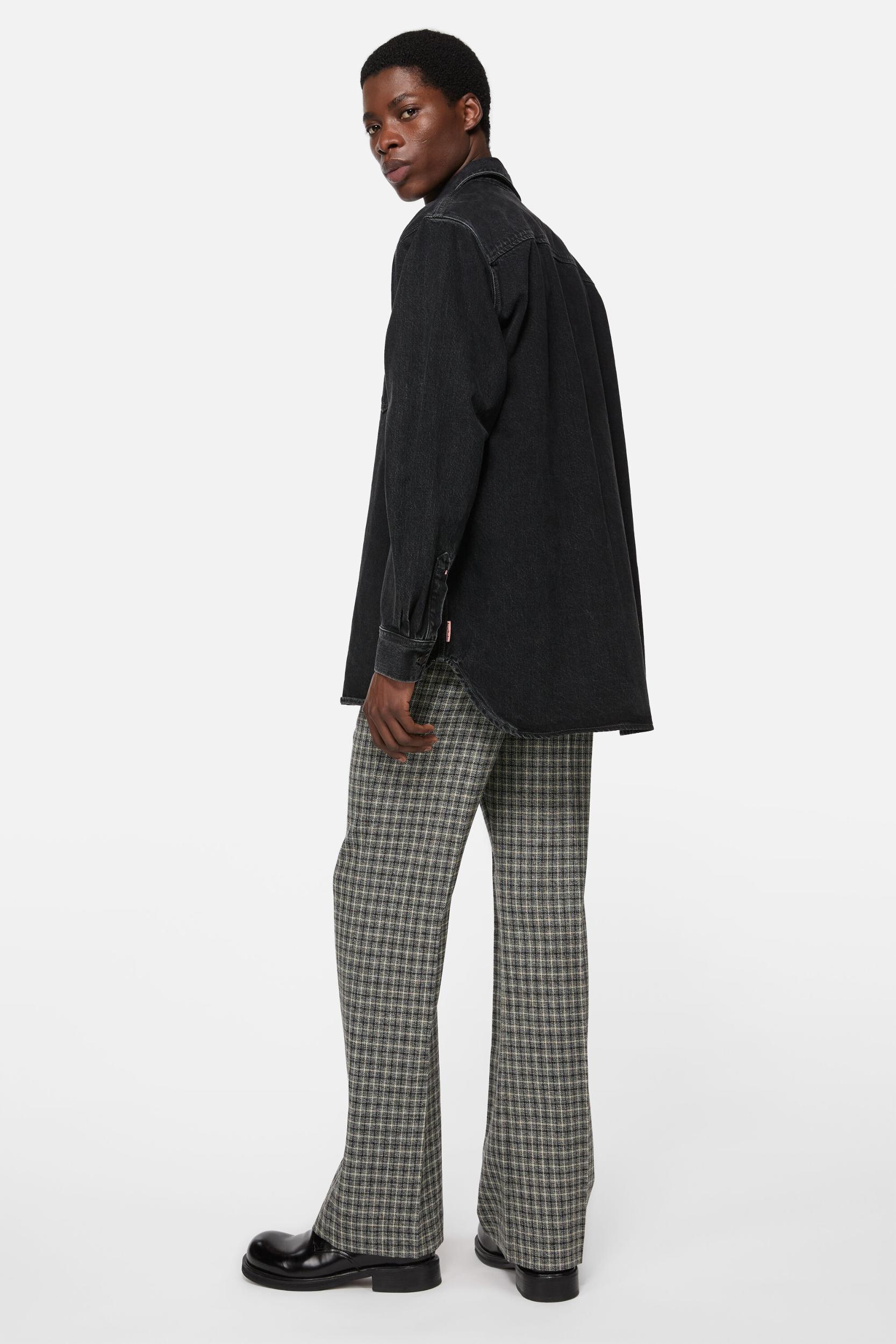 Denim button-up shirt Product Image