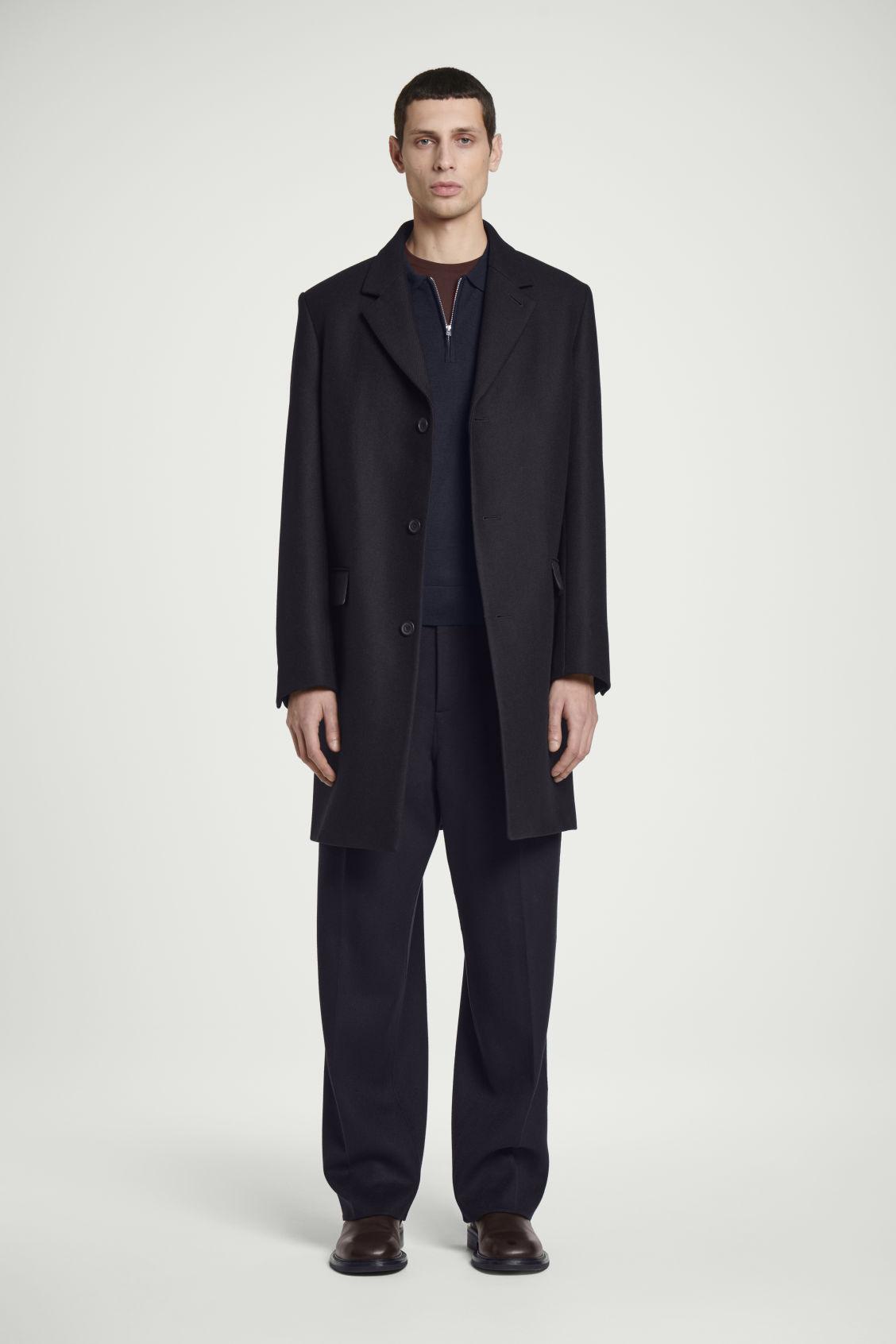 MERINO WOOL HALF-ZIP POLO SHIRT Product Image