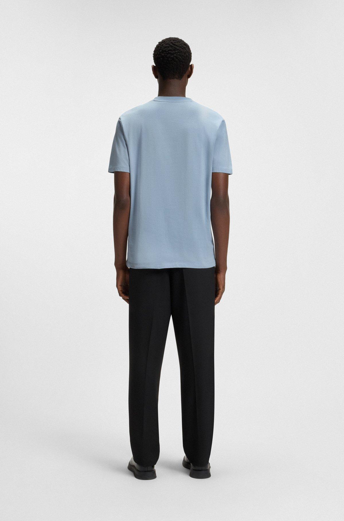 Regular-fit T-shirt in cotton jersey with logo artwork Product Image