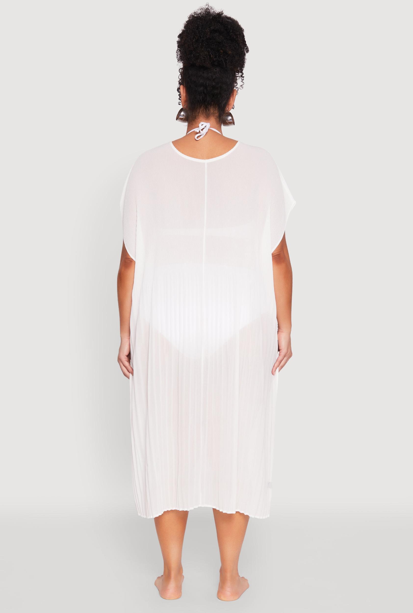 Plisse Swim Cover Up Female Product Image