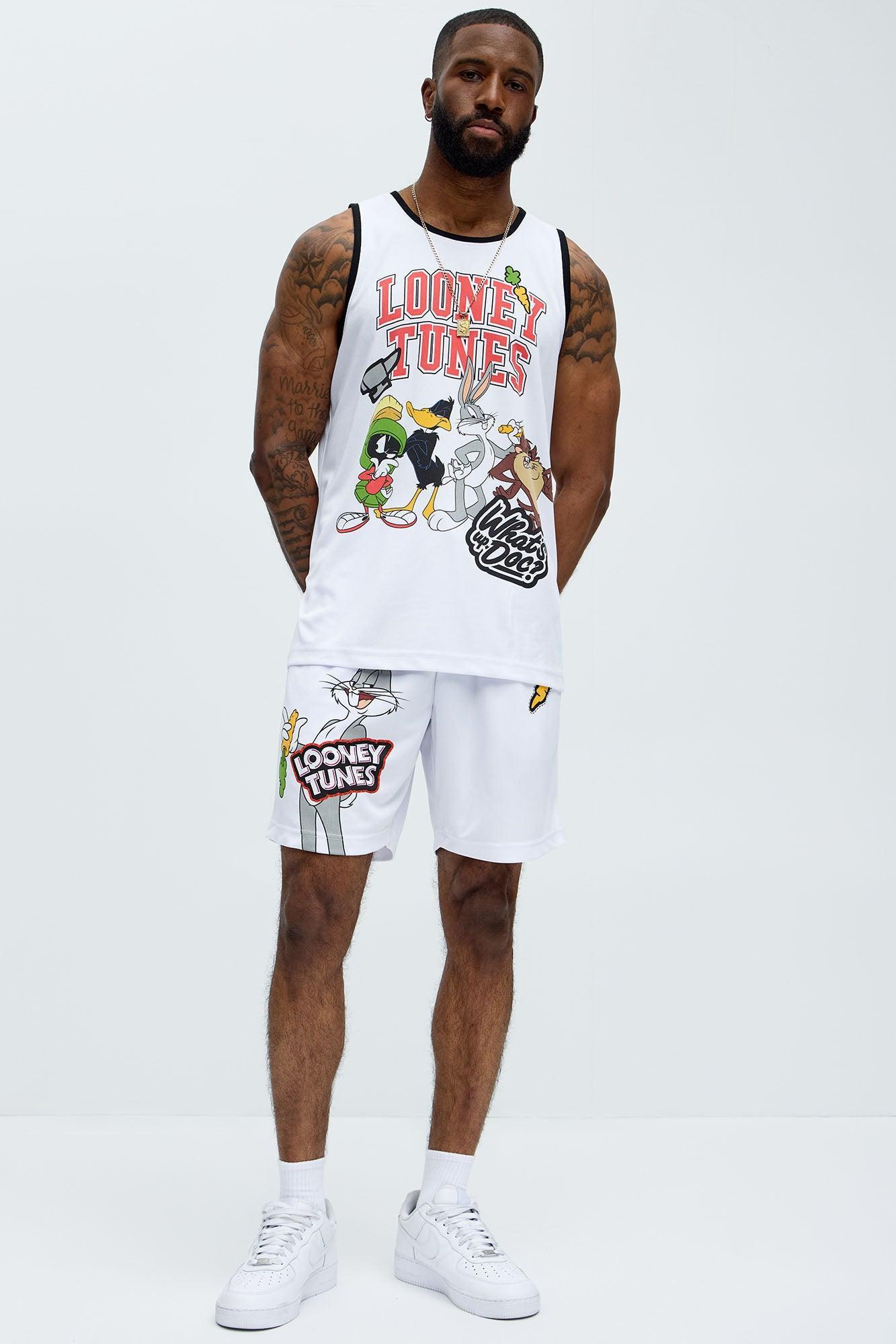 What's Up Doc Mesh Shorts - White Male Product Image