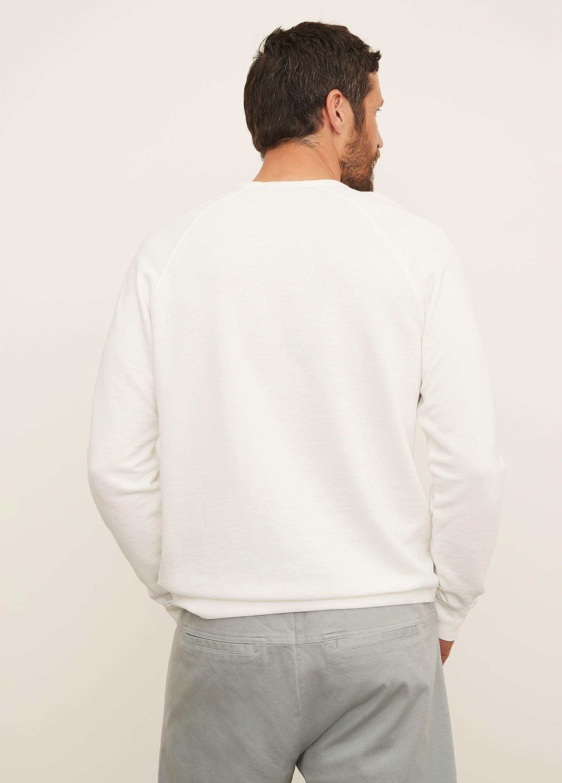 French Terry Long Sleeve Crew Neck T-Shirt Product Image