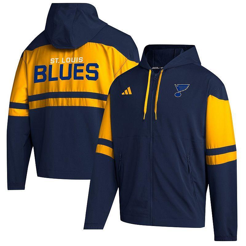 Mens adidas St. Louis Blues Full-Zip Hoodie Product Image