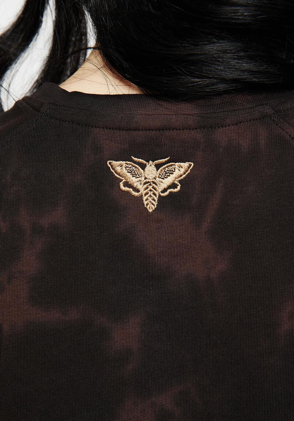 Mercury Tie Dye Boxy Crop Cotton Tee Product Image