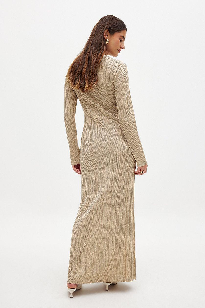 Glitter Knitted Maxi Dress Product Image