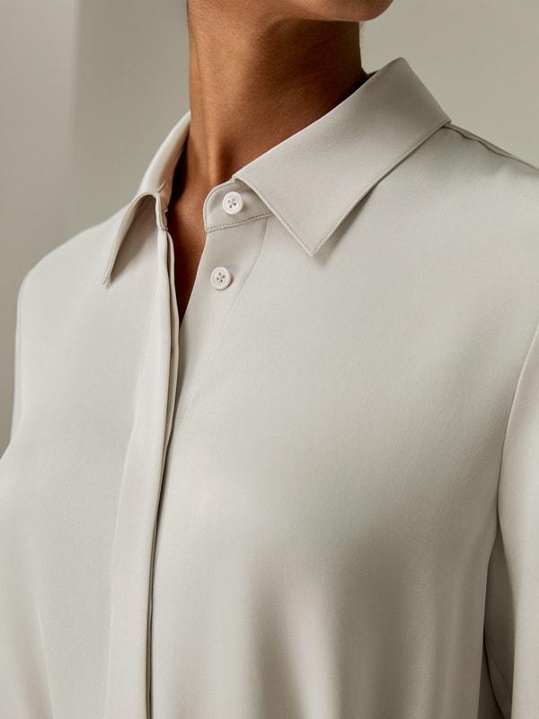 Rope Tie Plain Drape Dress Product Image