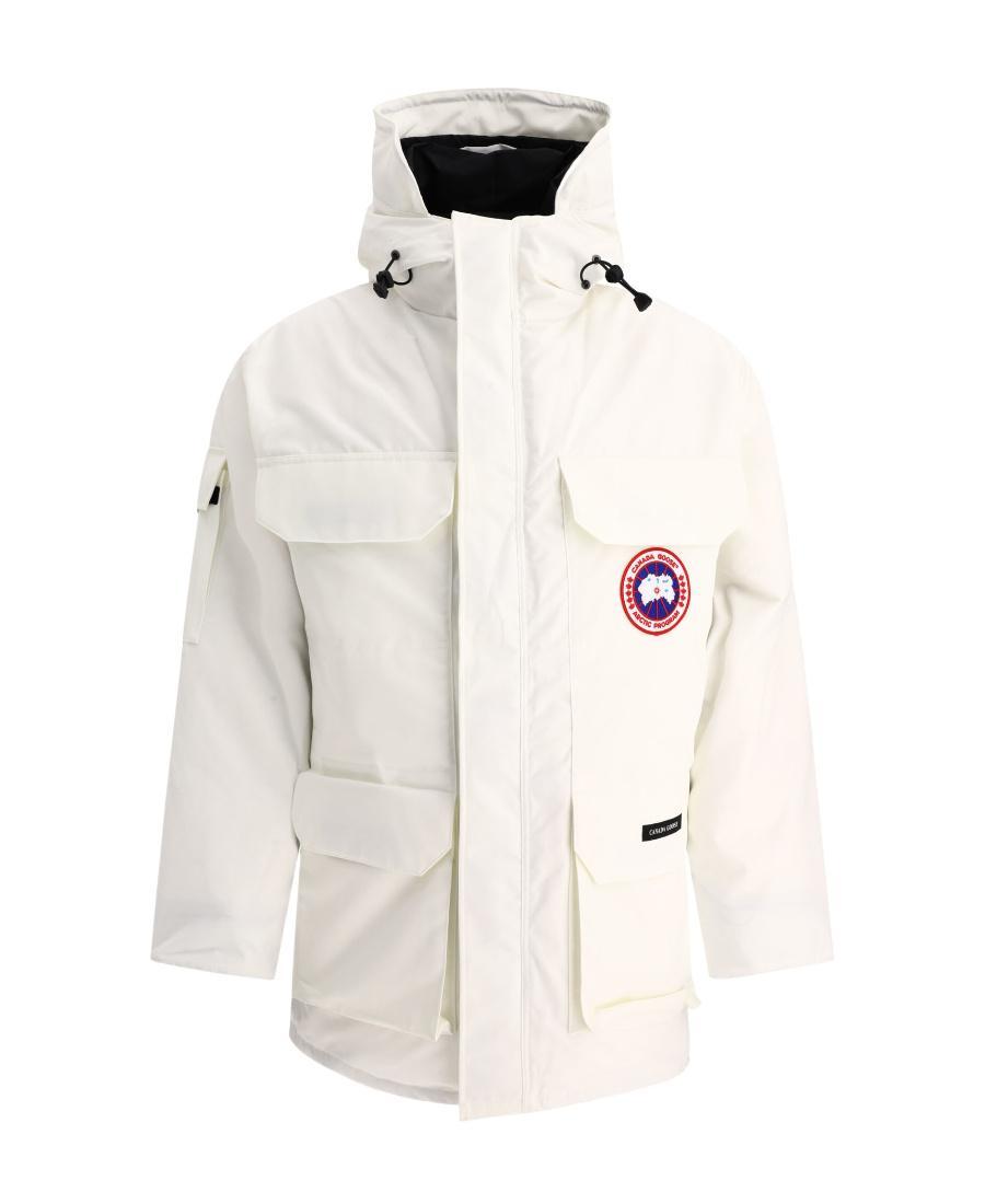 CANADA GOOSE Expedition Hooded Parka Coat In White Product Image