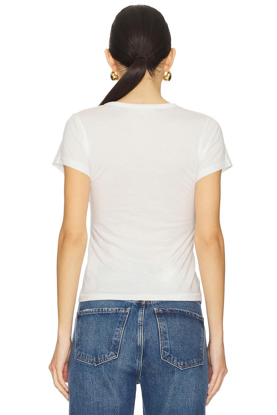 Fitted Crewneck Short Sleeve Top Eterne Product Image