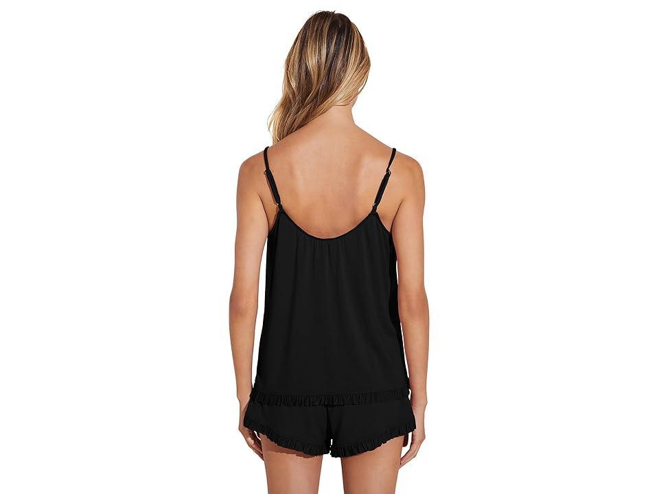 Eberjey Gisele Ruffled Trim Short Pajama Set Product Image