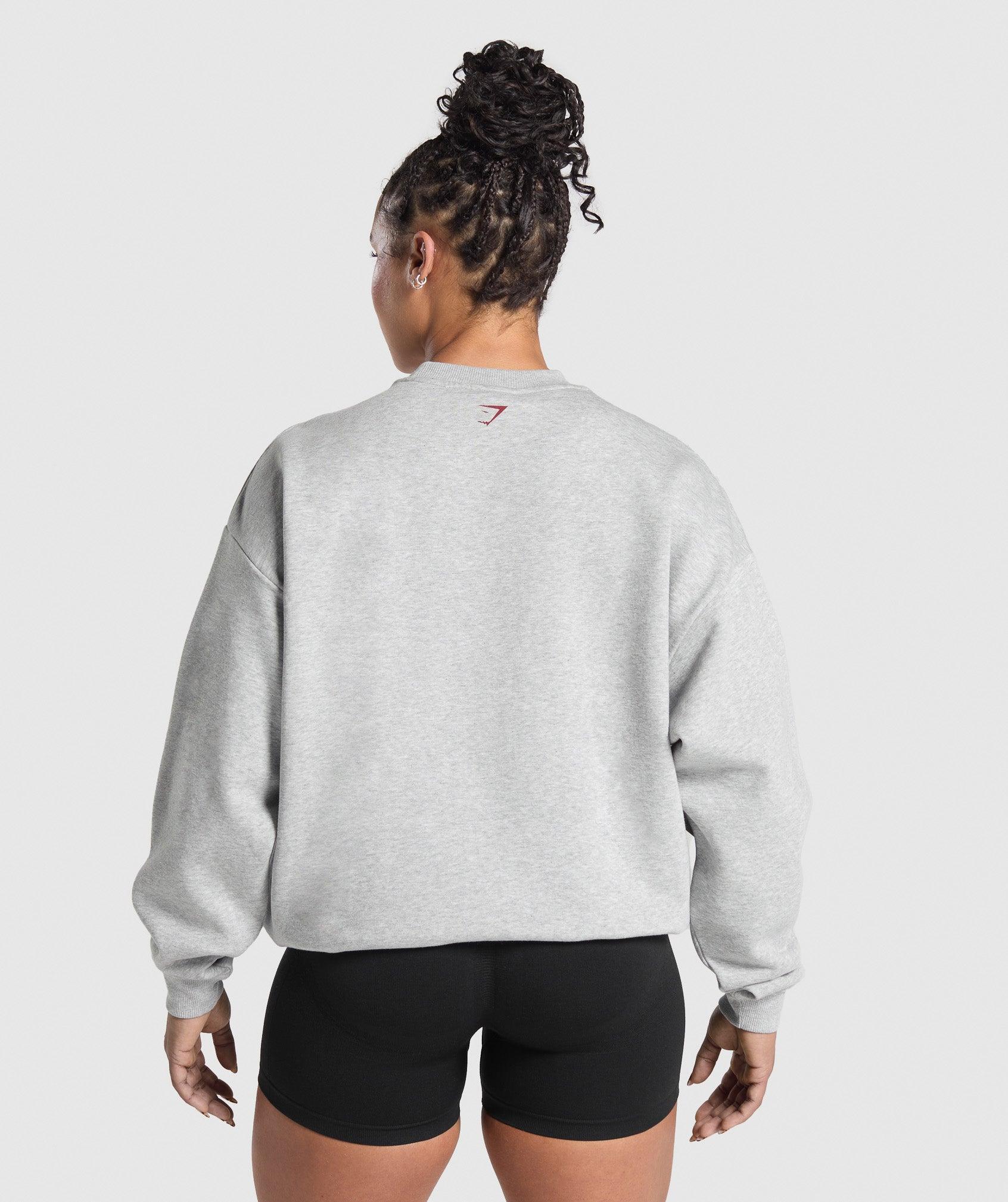 Lifting Essentials Graphic Brushed Oversized Sweatshirt Product Image